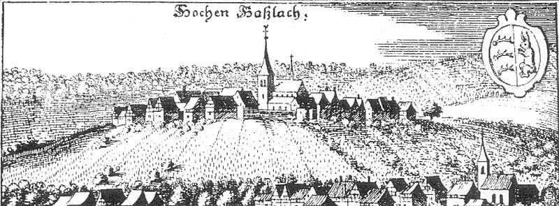 Kupferstich von Hohenhaslach anno 1643