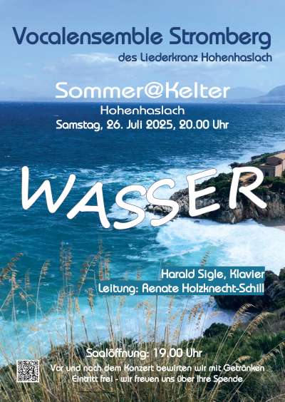 Plakat Konzert Wasser